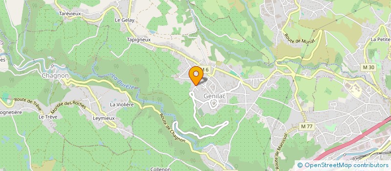 localisation de l'entreprise MONSIEUR YOANN TRANCHAND  GENILAC