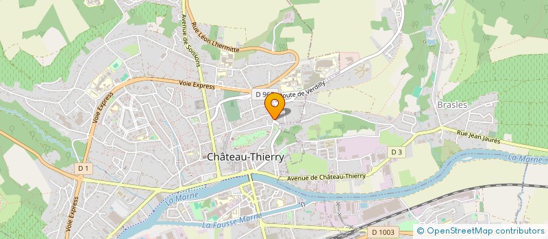localisation de l'entreprise MONSIEUR YOANN TRANCHANT à CHATEAU THIERRY