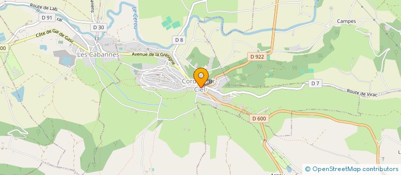 localisation de l'entreprise MONSIEUR YOANN TRANIER  CORDES-SUR-CIEL