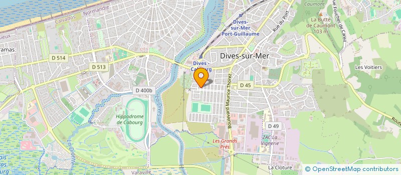 localisation de l'entreprise MONSIEUR YOANN TRIBOUILLARD  DIVES-SUR-MER