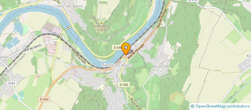 localisation de l'entreprise MONSIEUR YOANN TROUILLET  SIERCK-LES-BAINS