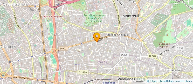 localisation de l'entreprise MONSIEUR YOANN TRUQUIN à MONTREUIL