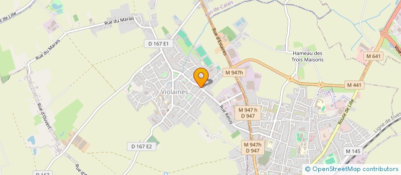 localisation de l'entreprise MONSIEUR YOANN VALERIO  VIOLAINES