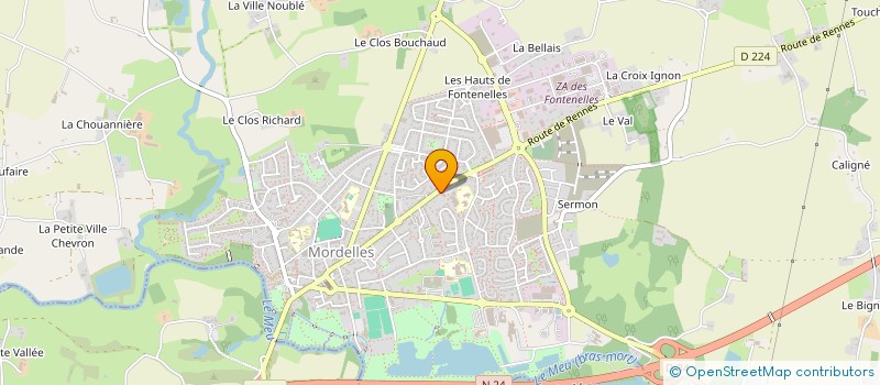 localisation de l'entreprise MONSIEUR YOANN VALLEE  LE RHEU