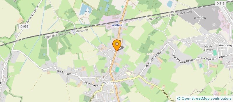 localisation de l'entreprise MONSIEUR YOANN VANDENBERGUE  BELLAING