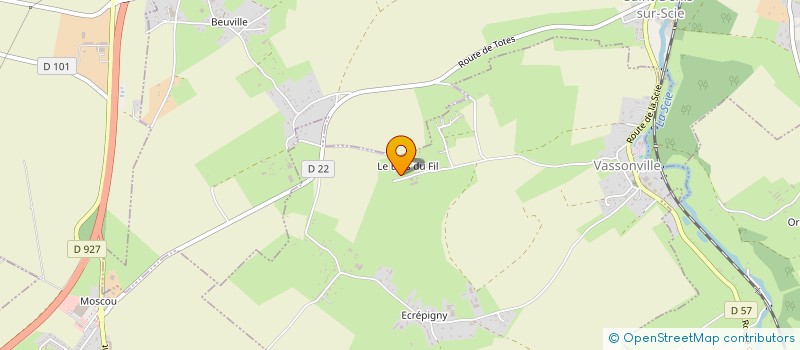 localisation de l'entreprise MONSIEUR YOANN VANTYGHEM  VASSONVILLE