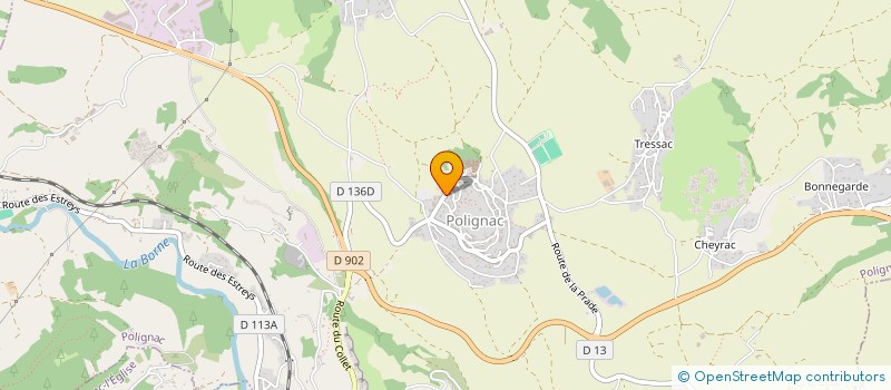 localisation de l'entreprise MONSIEUR YOANN VIGOUROUX  POLIGNAC