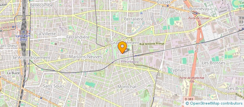 localisation de l'entreprise MONSIEUR YOANN VINCENT  VILLEURBANNE