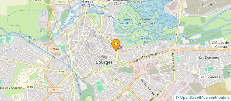 localisation de l'entreprise MONSIEUR YOANN VIVIER  BOURGES