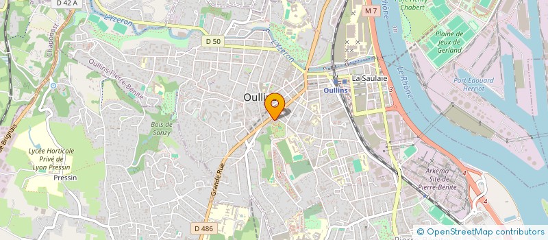 localisation de l'entreprise MONSIEUR YOANN VOUHE  OULLINS-PIERRE-BENITE