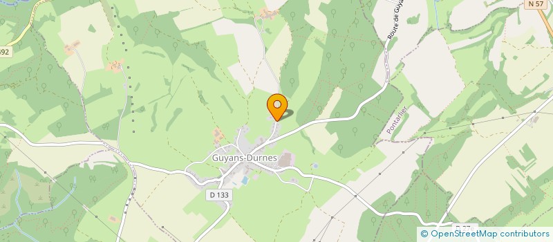 localisation de l'entreprise MONSIEUR YOANN VOUILLOT à GUYANS-DURNES
