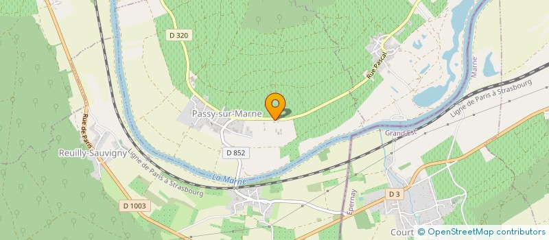 localisation de l'entreprise MONSIEUR YOANN VRAYET à PASSY-SUR-MARNE