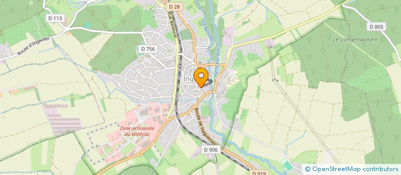 localisation de l'entreprise MONSIEUR YOANN WEISS  INGWILLER