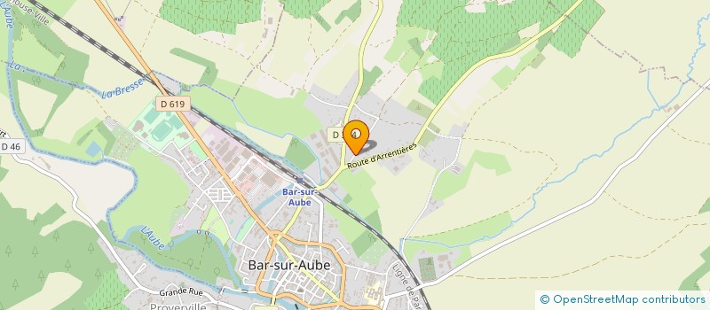 localisation de l'entreprise MONSIEUR YOANNE BRISSON à BAR-SUR-AUBE