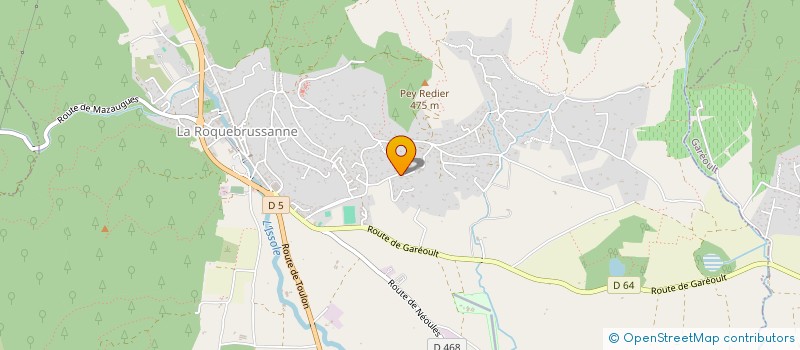 localisation de l'entreprise MONSIEUR YOANNE DEL MASTRO  LA ROQUEBRUSSANNE