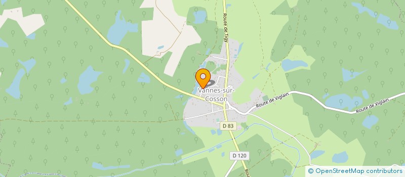 localisation de l'entreprise MONSIEUR YOANNE PALLUT  VANNES-SUR-COSSON