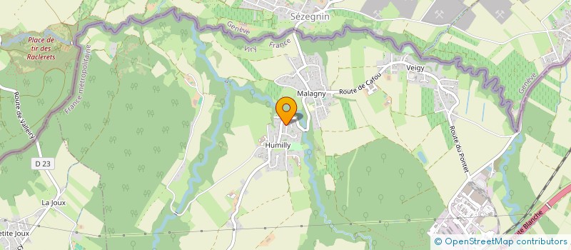 localisation de l'entreprise MONSIEUR YOANNE REY  VIRY