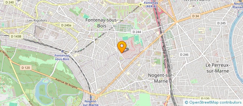localisation de l'entreprise MONSIEUR YOAV BOUCOBZA à FONTENAY-SOUS-BOIS