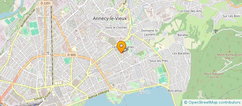 localisation de l'entreprise MONSIEUR YODE KACOU à ANNECY