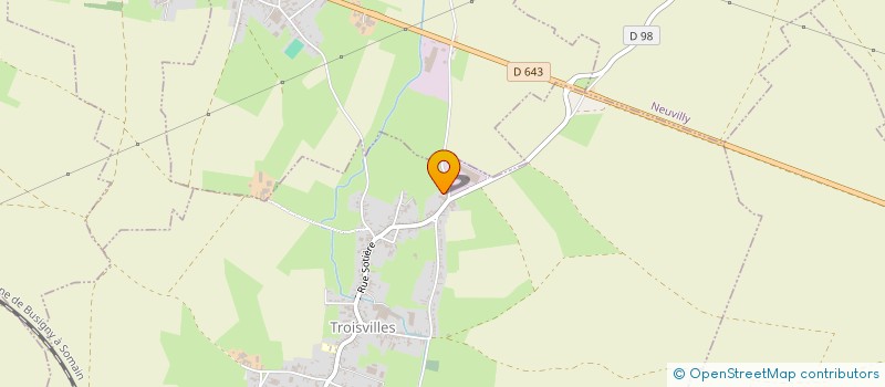 localisation de l'entreprise MONSIEUR YOEL BAUSSART  TROISVILLES