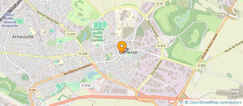 localisation de l'entreprise MONSIEUR YOEL BERDAH  GONESSE