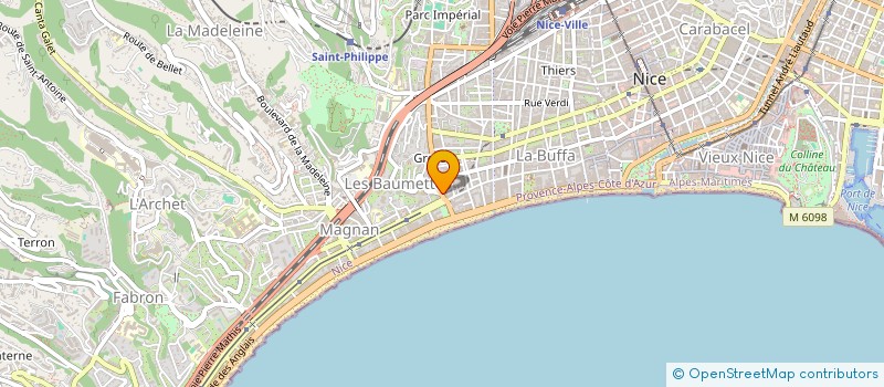 localisation de l'entreprise MONSIEUR YOEL CHERQUI  NICE