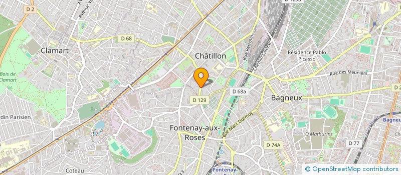 localisation de l'entreprise MONSIEUR YOEL JIMENEZ à CHATILLON