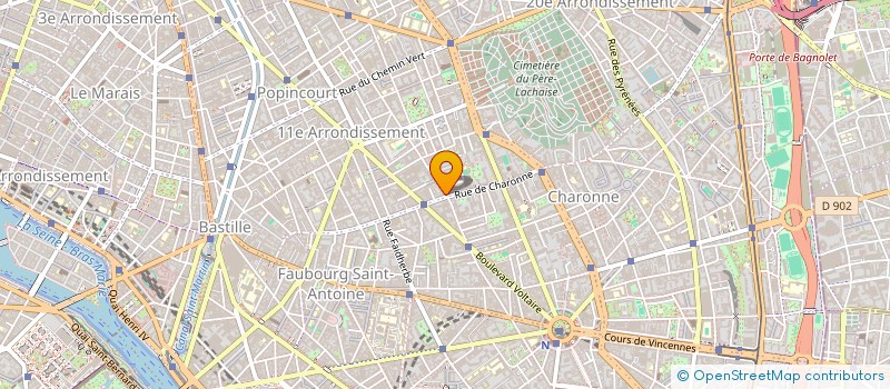 localisation de l'entreprise MONSIEUR YOEL KAROUTCHI  PARIS