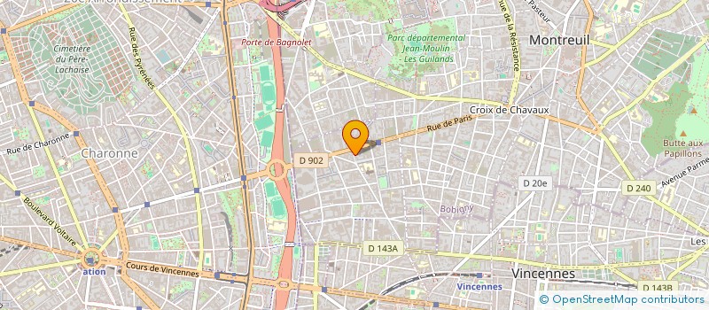 localisation de l'entreprise MONSIEUR YOEL TAIEB à MONTREUIL