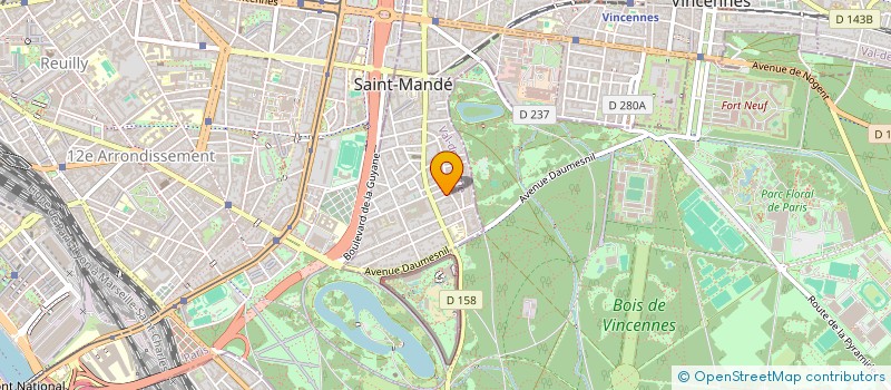 localisation de l'entreprise MONSIEUR YOEL TORDJMANE  SAINT-MANDE