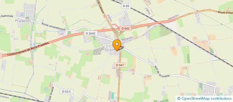 localisation de l'entreprise MONSIEUR YOEN DUPIRE  STRAZEELE