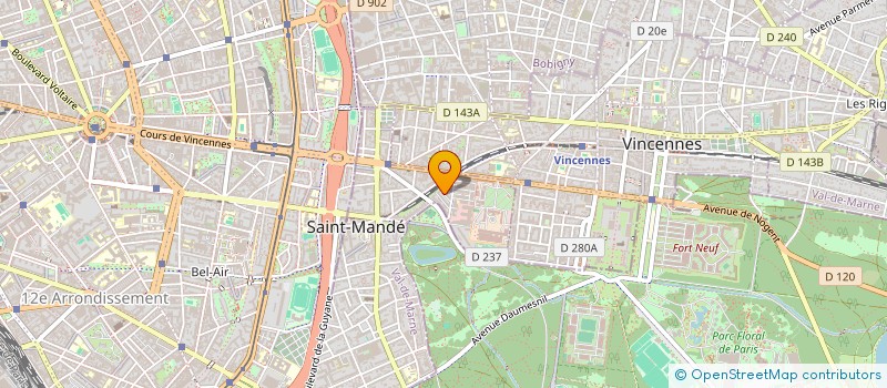 localisation de l'entreprise MONSIEUR YOFA BALLO  SAINT-MANDE