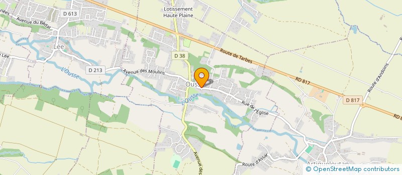 localisation de l'entreprise MONSIEUR YOHAN AGULLO  OUSSE