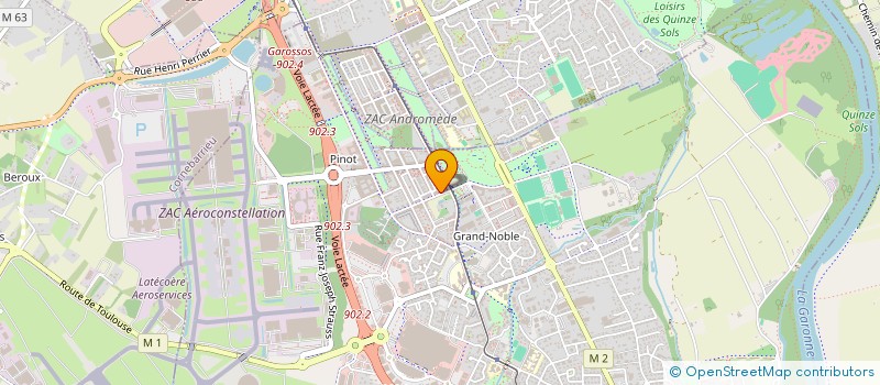 localisation de l'entreprise MONSIEUR YOHAN ALCALA  BLAGNAC