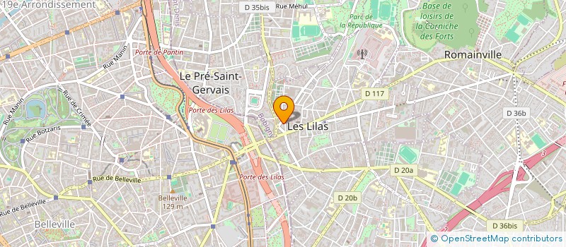 localisation de l'entreprise MONSIEUR YOHAN ALLOUN à LES LILAS