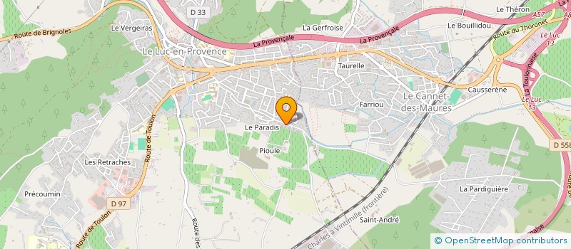 localisation de l'entreprise MONSIEUR YOHAN ALOUANI  LE LUC