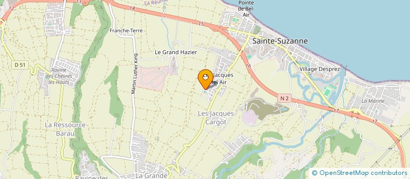 localisation de l'entreprise MONSIEUR YOHAN AMANY  SAINTE-SUZANNE