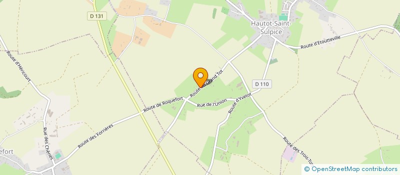 localisation de l'entreprise MONSIEUR YOHAN ANQUETIL  HAUTOT-SAINT-SULPICE