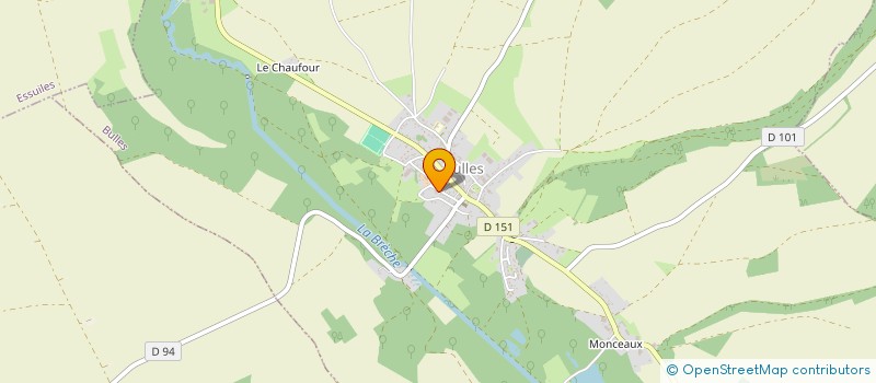 localisation de l'entreprise MONSIEUR YOHAN AOURTILANE  BULLES