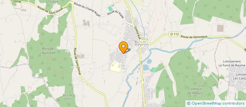 localisation de l'entreprise MONSIEUR YOHAN ARGUEL  PEYRINS