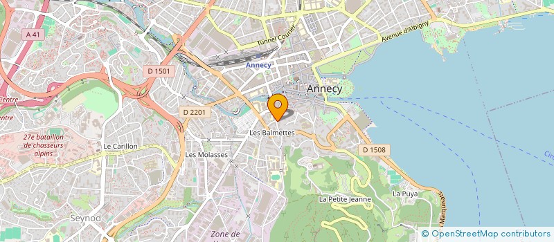 localisation de l'entreprise MONSIEUR YOHAN AUNAIM à ANNECY