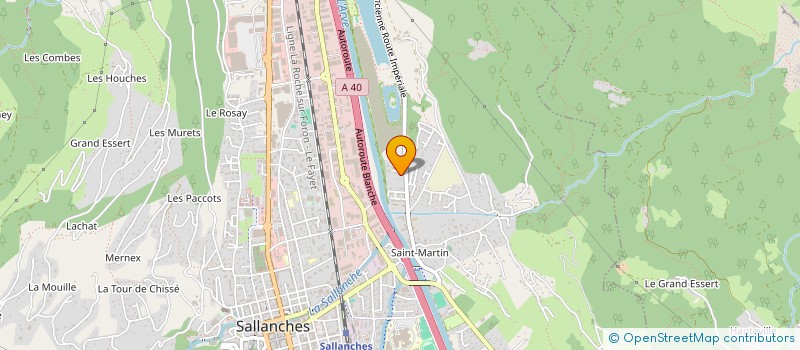 localisation de l'entreprise MONSIEUR YOHAN AVENEL  SALLANCHES