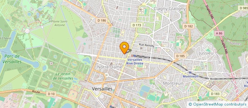 localisation de l'entreprise MONSIEUR YOHAN AVENEL à VERSAILLES