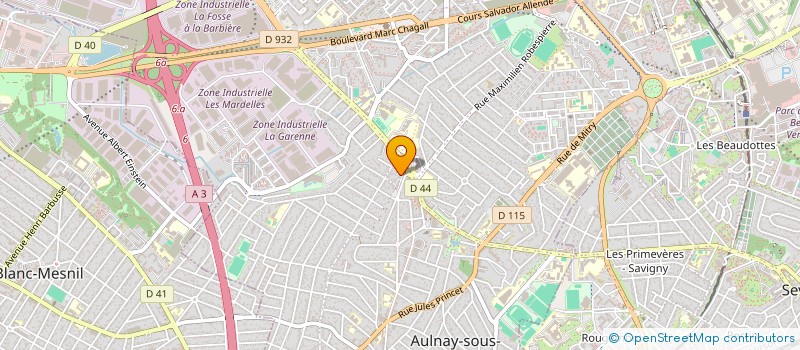 localisation de l'entreprise MONSIEUR YOHAN AZEROUAL à AULNAY-SOUS-BOIS