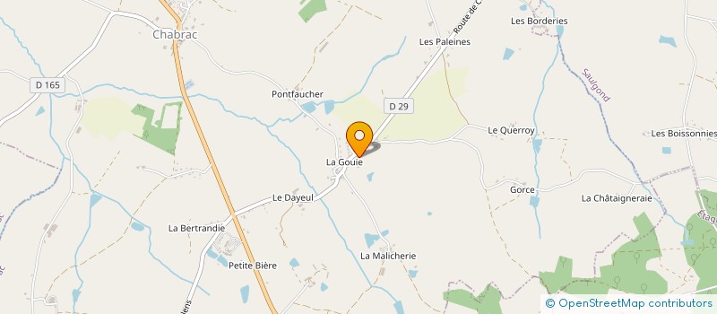 localisation de l'entreprise MONSIEUR YOHAN BAYOUX à CHABRAC