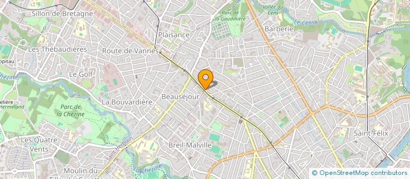 localisation de l'entreprise MONSIEUR YOHAN BEAUMONT  NANTES