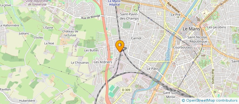 localisation de l'entreprise MONSIEUR YOHAN BEL  LE MANS