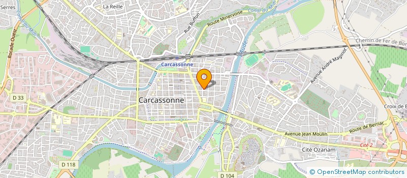 localisation de l'entreprise MONSIEUR YOHAN BELOGI  CARCASSONNE