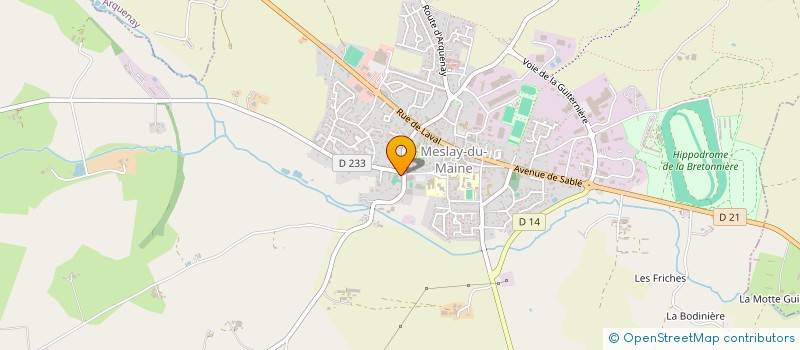 localisation de l'entreprise MONSIEUR YOHAN BENARD  ARQUENAY