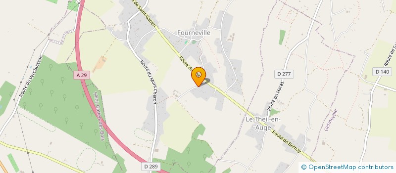 localisation de l'entreprise MONSIEUR YOHAN BERNARD  FOURNEVILLE